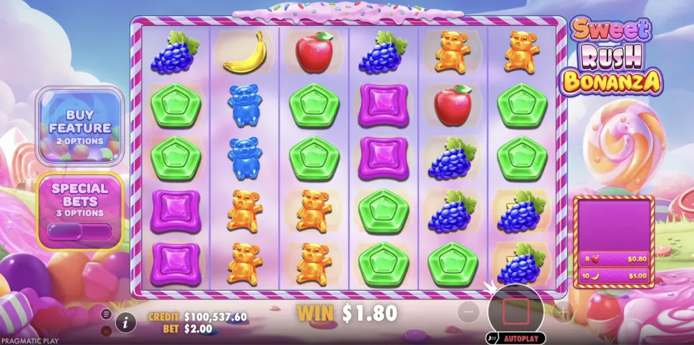 Sweet Rush Bonanza demo
